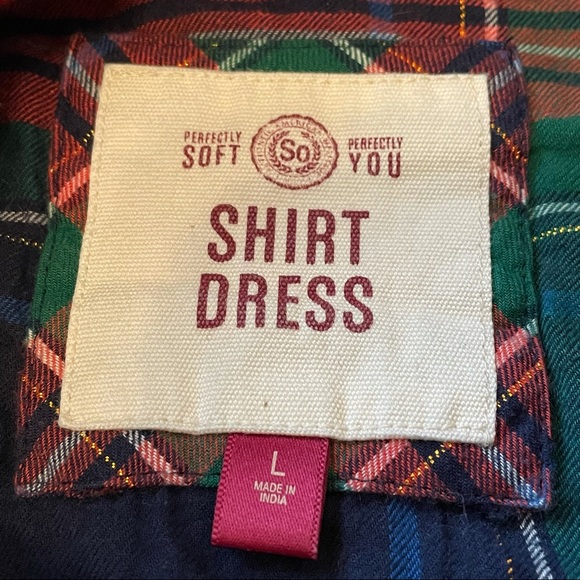 SO Long Sleeve Shirt Dress - Picture 5 of 7